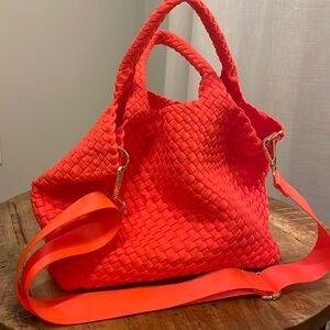 Adhorned Neoprene Bag (Bright Orange)